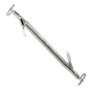 Pistolet de pose d'amalgame dentaire en métal, seringue de remplissage à double extrémité, instrument chirurgical de restauration en acier inoxydable - Product Image 1