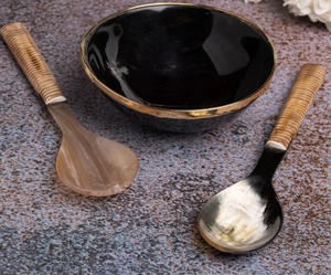 buffalo Horn Bowles hand made bowls dinnerware <b>kitchen</b> <b>storage</b> - Product Image 4