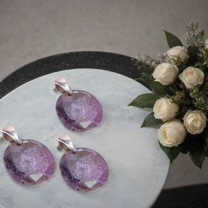 Pendentif ethnique fantaisie unisexe en argent avec rubis naturel de 0,9 pouces, fait à la main, 2,3 grammes, 17*14*3 mm, pour les mariages, les fêtes ou les cadeaux, Gigli Rigli Gem - Product Image 2