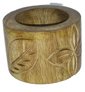 Juego de servilleteros de madera de Mango hechos a mano de alta calidad con servilletero de efecto quemado regalo para decoración de mesa de boda y fiesta - Product Image 1