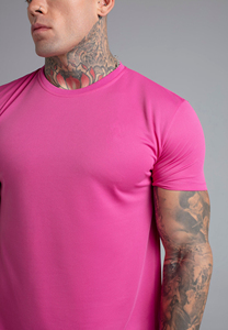 Camiseta de Verano Informal para Hombre, Diseño Único, Manga Corta, Color Sólido, Tela de Poliéster/Algodón, Secado Rápido - Product Image 2