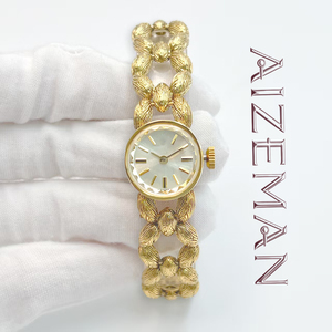 Reloj de Pulsera Vintage para Mujer, Chapado en Oro, con Correa de Cadena Trenzada, Esfera Redonda, Reloj de Cuarzo para Uso Diario, Casual, Fiestas y Ocasiones Especiales, Modelo V2 - Product Image 2