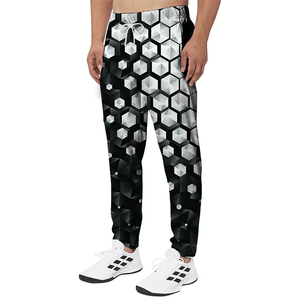 Factory Made Bulk Quantity High Quality Custom Logo Casual Woolen Lightweight Stylish Sublimation Sweatpants Available All - Product Image 3