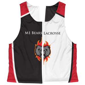 Uniforme de Lacrosse Reversible con Sublimación, Malla Transpirable para Práctica, Chalecos de Lacrosse Personalizados para Hombres y Jóvenes, Jersey Masculino con Sublimación Personalizada - Product Image 3