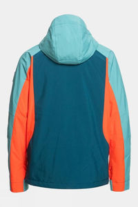 Chaqueta Acolchada con Capucha para Hombre, Ecológica, Estilo Urbano, con Bloques de Color, Impermeable, para Invierno, con Relleno de Poliéster y Cierre de Cremallera - Product Image 4