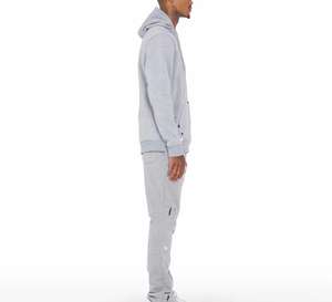 Conjunto de Sudadera con Capucha y Pantalones Deportivos para Hombre, Estilo Tech, Lavado Ácido, Personalizado - Product Image 3