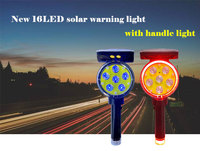 Feux d'avertissement solaires LED multicolores haute intensité, visibles à 1000 m, IP66, réflecteurs diamantés pour le contrôle du trafic et l'éclairage de sécurité