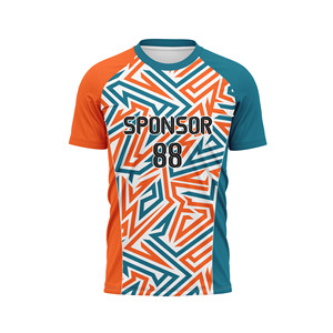 OEM/ODM Breathable Unisex Activewear Sportswear Seamless Printed Football Running Golf Tennis Pickleball T-Shirts Four-Way - Product Image 5