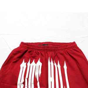 Pantalones Cortos Deportivos Personalizados con Logotipo Estampado, Transpirables, de Algodón y Felpa, de Secado Rápido, Antiarrugas, con Bolsillos y Dobladillo sin Rematar, Tallas Grandes - Product Image 3