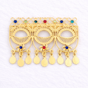 MOLL JEWELLERS - Joyería Vintage Chapada en Oro, Aleación Hecha a Mano, Ecológica, Impermeable, Elegante, con Perlas Brillantes, Mini Animales y Borlas - Product Image 3