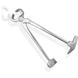 Herramienta Veterinaria 3 en 1 Multiusos para Pezuñas de Caballo, Martillo y Cortador, Herramienta de Herrador de Acero Inoxidable Reutilizable para el Cuidado de Pezuñas Equinas - Product Image 2