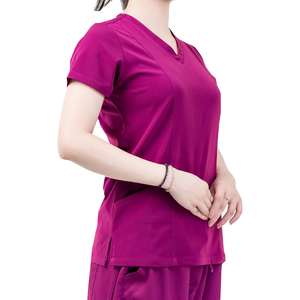 ชุดเครื่องแบบนางพยาบาลชุดสครับทางการแพทย์สำหรับผู้หญิงและผู้ชายป้องกันฝุ่นเสื้อผ้าจากโรงงาน - Product Image 4