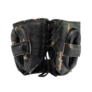 Precio al por mayor RTS, logotipo personalizado con conjunto de boxeo de cuero genuino, guantes de entrenamiento y sparring, protector de cabeza, protector de ingle AS-BG-4715 - Product Image 3