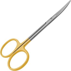 กรรไกรตัดกระจกตาแบบมืออาชีพ ใบมีดตรงคมกริบ เครื่องมือผ่าตัดสำหรับจักษุวิทยาและทันตกรรม เครื่องมือตัดที่มีความแม่นยำสูง ได้รับการรับรองมาตรฐาน ISO - Product Image 3