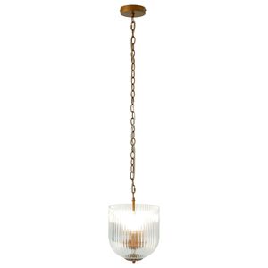 Lampadario e Lampada a Sospensione Eleganti con Oro Grezzo e Granato di Vetro Trasparente - Product Image 2