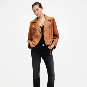 OEM Supply Breathable Winter Autumn Warm Wear Women Embroidery Leather Jacket Silk High Quality Biker Jacket Reasonable Price - Product Image 1