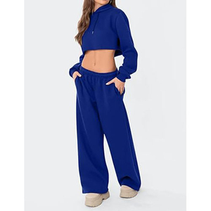 Pantalon de jogging ample et respirant pour femme, 100 % coton, avec bas élastique et logo sérigraphié - Product Image 3