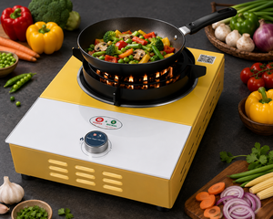 Rickul Plasma Electric Cooking <b>Stove</b> with Glass Surface Class a Energy Efficiency Safe Flame Technology Single Burner Portable - Product Image 1