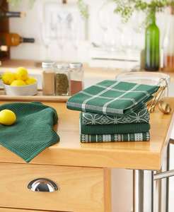 Toalla de cocina y paño de cocina surtidos para todos los días, juego de 5 | Importaciones de diseño - Product Image 4