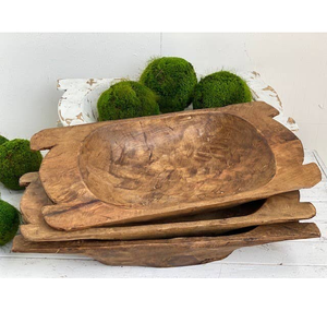 Bol à pâte en bois d'acacia, décoration d'intérieur, plat de service alimentaire, bols décoratifs en bois, prêt pour la fabrication de bougies, bol à pâte - Product Image 3