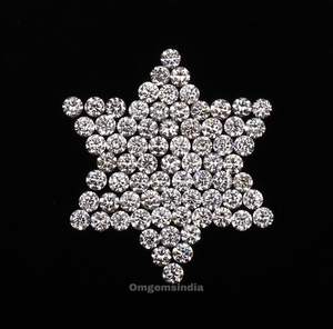 1.0 CT 3.1-3.5mm |   Diamante Cultivado en Laboratorio |   Corte Brillante Redondo |   Certificado por IGI |   OM GEMS |   para par de pendientes y anillo de compromiso - Product Image 4