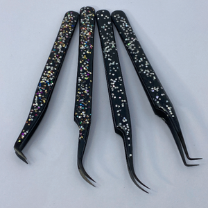 Pince à épiler en acier inoxydable à pointe fine, outil de beauté pour salon de maquillage et soins quotidiens des cils - Product Image 6