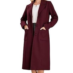 เสื้อโค้ทขนสัตว์ถักแบบใหม่สำหรับผู้หญิง ทรงปกติ ระบายอากาศได้ดี ไซส์ใหญ่ สไตล์ลำลอง ใส่สบาย เหมาะสำหรับฤดูใบไม้ร่วง - Product Image 3