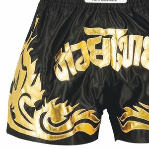 Shorts de boxe Muay Thai de compétition et d'entraînement 100 % polyester de haute qualité, taille haute, entièrement sublimés, vente en gros - Product Image 4