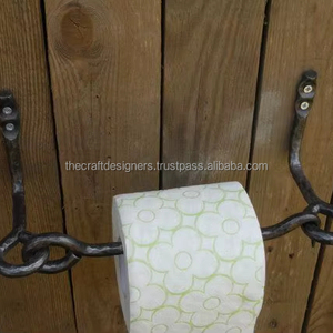 Curved Iron <b>Wall</b> <b>Mounted</b> <b>Toilet</b> Paper <b>Holder</b> For Smooth <b>Roll</b> Operation And Attractive Bathroom Display - Product Image 1