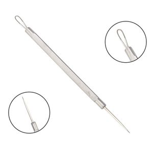 Outil de manucure professionnel en acier inoxydable à double extrémité pour retirer les cuticules et nettoyer les ongles, vente en gros - Product Image 1