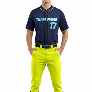 Uniforme de Béisbol para Hombre, Tallas Grandes, Alta Calidad, Ligero, Cómodo, Manga Corta, Transpirable, Secado Rápido, para Entrenamiento y Partidos - Product Image 2