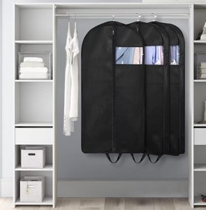 Reusable Garment <b>Storage</b> Bags for Suits Jackets and Dresses Lightweight Hanging <b>Clothes</b> Organizer Cover Waterproof Garment Bags - Product Image 3