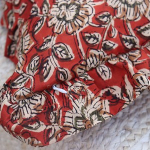 Handmade Modern Bohemian Cotton Frill <b>Cushion</b> <b>Cover</b> Indian Block Print Floral Hospital Home Luxury Raffle Ruffled Pillow <b>Covers</b> - Product Image 2