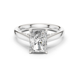 แหวนเพชรทรงรัศมี 2.00 กะรัต เพชรเลี้ยงในห้องปฏิบัติการ คุณภาพ E VVS2 ระดับ Excellent ทอง 18K 14K 9K แหวนแต่งงานแบบโซลิแทร์ทันสมัย เครื่องประดับเจ้าสาว - Product Image 2