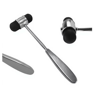 Marteau de 8 pouces avec double tête en caoutchouc, instrument de diagnostic chirurgical professionnel, outil d'examen par percussion pour tests réflexes - Product Image 1