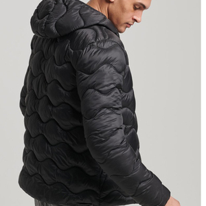 Veste matelassée à capuche pour homme, alternative au duvet, chaude, pour l'hiver, vêtement d'extérieur décontracté - Product Image 2