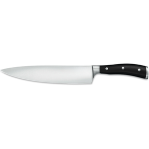 Cuchillos de Chef Profesionales de Acero Inoxidable, Cuchillos de Cocina con Hoja Afilada, Mango Negro con Triple Remache para Cortar Carne y Verduras - Product Image 1