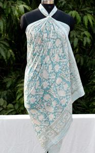 Pareos de Algodón Voile con Estampado de Aves, Precio al por Mayor, Sarongs Estampados a Mano, Chales Grandes, Pareos, Pañuelos de Playa para Cubrir el Bikini - Product Image 2