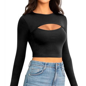 Camiseta OEM Vintage Lisa Teñida Estilo Urbano Ajustada Cuello Redondo 100% Algodón Transpirable Venta Caliente al por Mayor Personalizada a Granel Cómoda - Product Image 2