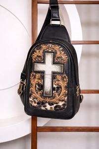 Sac à bandoulière en cuir de vachette véritable, style western, tendance, pour voyage, sac à bandoulière, fourrure de vache, facile à transporter - Product Image 3