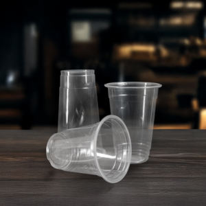 Gobelets à café en plastique PP transparents, écologiques, jetables, personnalisables, à paroi simple, avec logo imprimé, fabriqués au Vietnam, pour boissons froides, vente en gros - Product Image 5