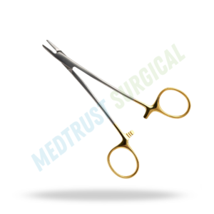 Baumgartner TC Needle Holder 14cm Neuro Spine Surgical Instrument For Suturing - Product Image 4