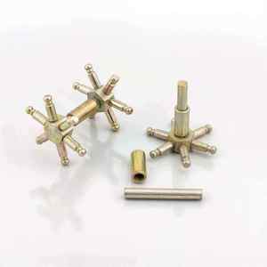 Sistema de Cerradura Moderno para Puerta de Acero Pulido, Insonorizado, Mecanismo de Seguridad Duradero, Soporte Técnico en Línea, Accesorio de Hardware - Product Image 1