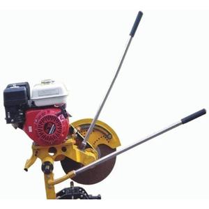 Sierra de vía portátil de alta resistencia para corte de rieles de ferrocarril, ideal para construcción, reparación y reemplazo de vías. - Product Image 3