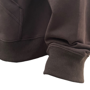 Sweat à capuche zippé intégral personnalisé OEM en polaire/tissu éponge français, respirant, épais, avec logo imprimé en relief, pour l'automne et l'hiver - Product Image 5