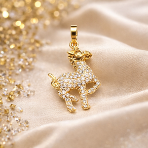 Horse Animal 925 <b>Sterling</b> <b>Silver</b> Diamond Dainty Minimalist Charm <b>Pendant</b> <b>Necklace</b> - Product Image 4