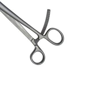 Pinces chirurgicales incurvées en acier inoxydable à mâchoires dentelées, pince hémostatique à verrouillage, ensemble d'instruments médicaux et chirurgicaux CE - Product Image 4