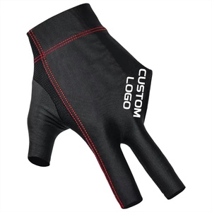 Custom Snooker <b>Gloves</b> Elastic Snooker <b>Glove</b> With Moisture-wicking Fabric For Long Playing To Wear Low Price Snooker <b>Gloves</b> - Product Image 3