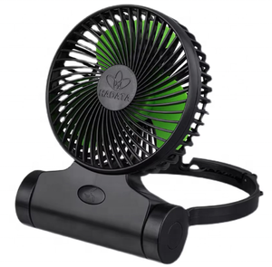 Ventilateur de cou portable HADATA pliable et détachable, rechargeable par USB, sans pales, silencieux, 5 vitesses, en plastique - Product Image 1