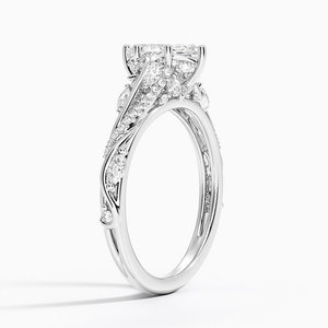 BOJ <b>Ring</b> 022 Marquise Cut 925 <b>Silver</b> Begonia Vine Moissanite Diamond <b>Ring</b> GRA Certified 2ct D Wedding Anniversary <b>Ring</b> Low Price - Product Image 2